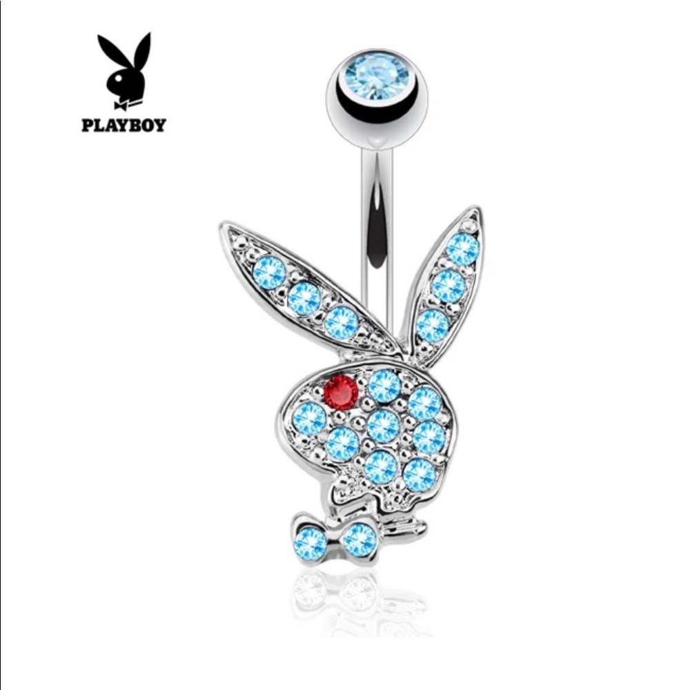 Playboy Bunny Surgical Steel Belly Ring